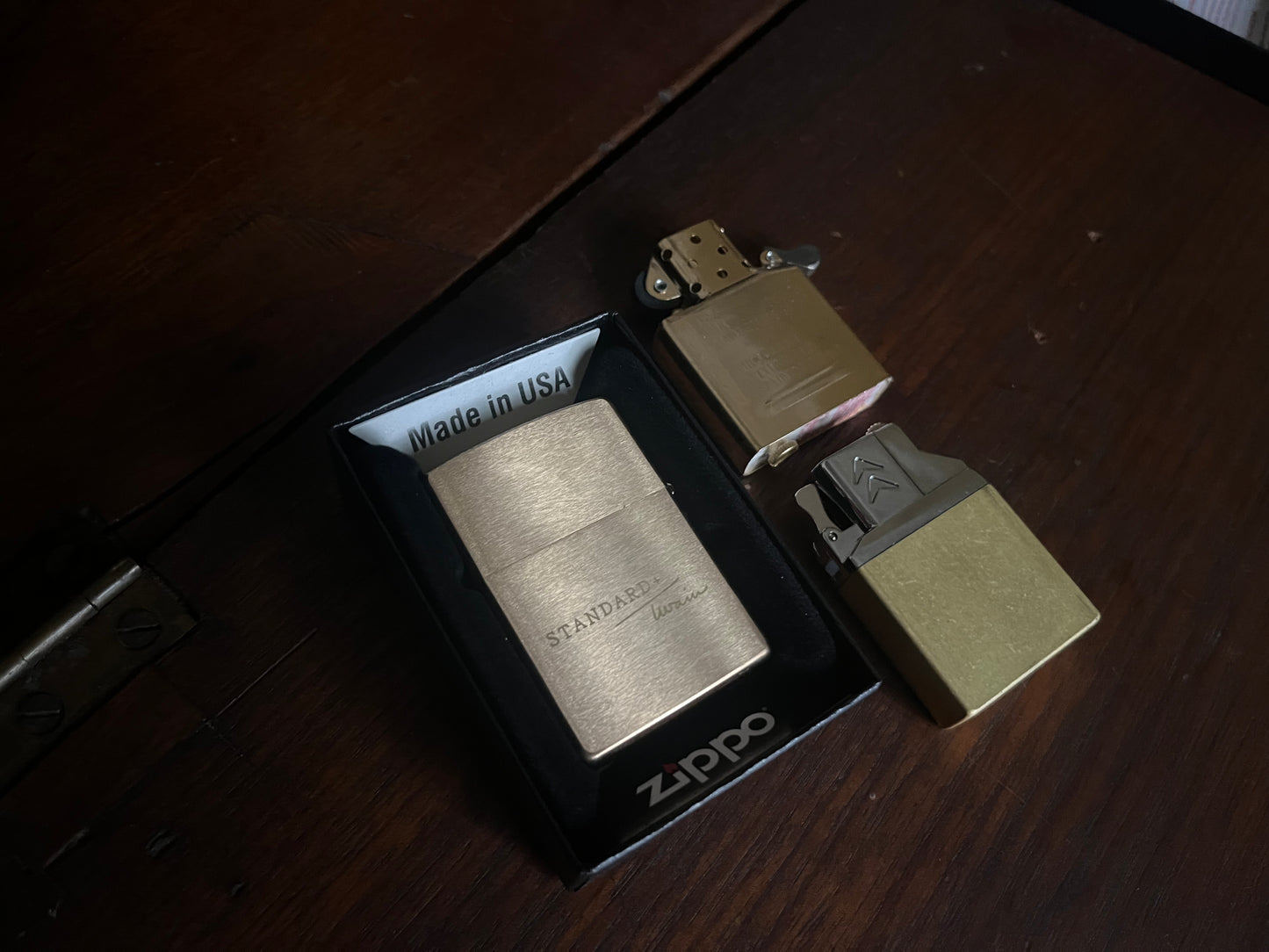 Zippo Dual-Flame Custom Brass Lighter