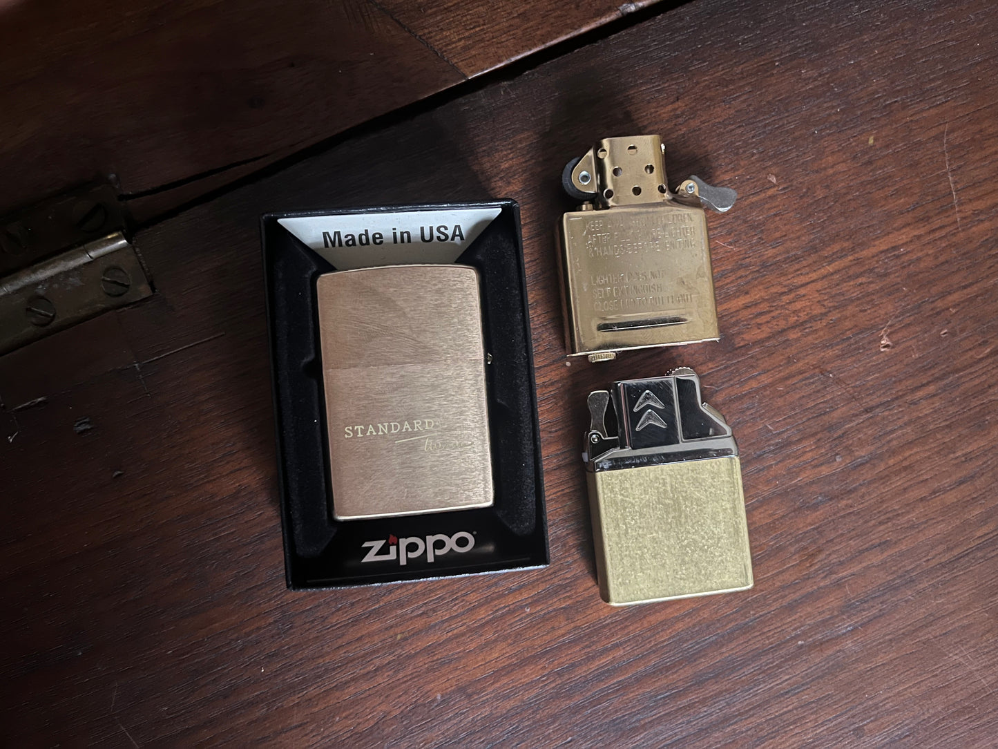 Zippo Dual-Flame Custom Brass Lighter